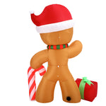 Christmas Inflatable Gingerbread Man with LED Lights