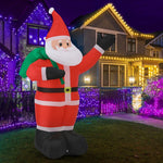 Christmas Santa Claus Inflatable with LED Lights