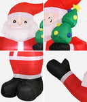 Christmas Inflatable Santa Claus with LED Lights 360cm