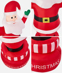 2.4M Christmas Inflatable Spinning Santa Claus with LED Light
