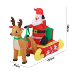 Christmas Santa Claus with Sleighride Inflatable