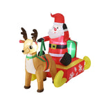 Christmas Santa Claus with Sleighride Inflatable