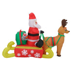 Christmas Santa Claus with Sleighride Inflatable