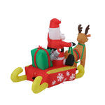 Christmas Santa Claus with Sleighride Inflatable