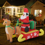 Christmas Santa Claus with Sleighride Inflatable