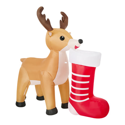 Christmas Inflatable Reindeer Light 180x71x186cm