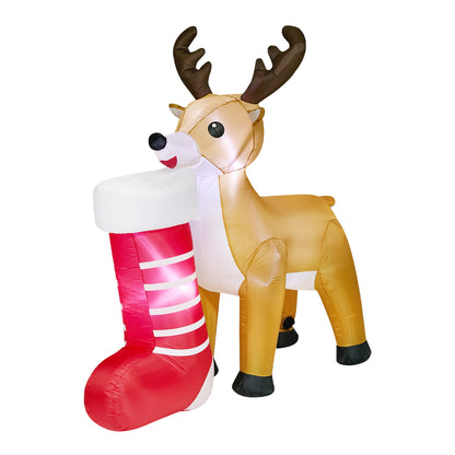 Christmas Inflatable Reindeer Light 180x71x186cm