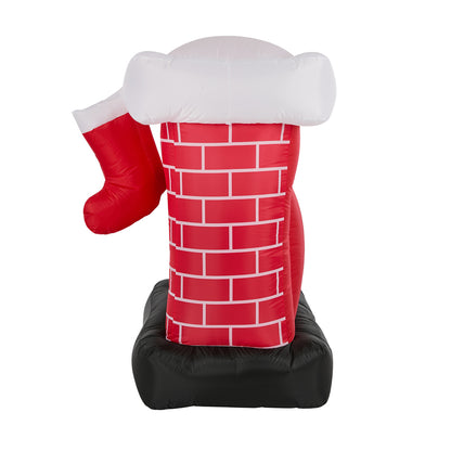 Christmas Inflatable Fireplace LED 135x78x150cm