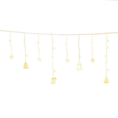 3m Warm White LED Christmas Icicle Lights