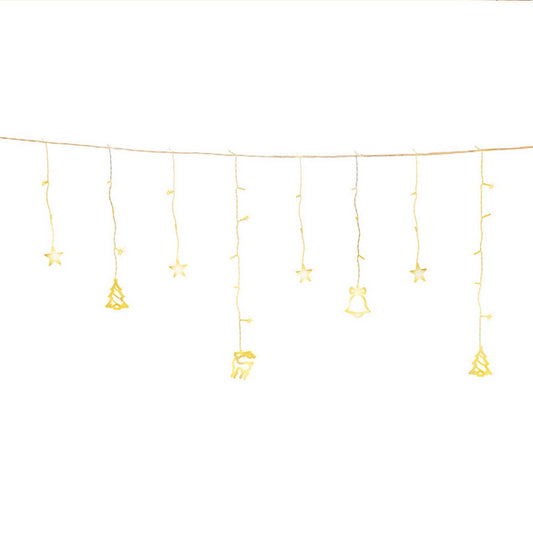 3m Warm White LED Christmas Icicle Lights