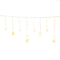 3m Warm White LED Christmas Icicle Lights