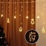 3m Warm White LED Christmas Icicle Lights