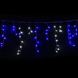Christmas Lights 20M 800 LED Icicle Light Blue White Decorations