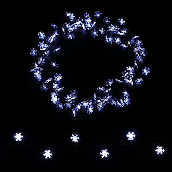  Snowy Elegance: 100 LED 10M Christmas String Lights for Winter Décor