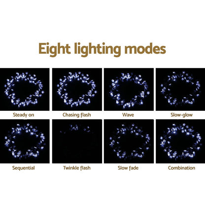 Winter Wonderland Glow 10M Christmas String Lights with 100 Cold White LEDs