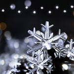 Snowy Elegance: 100 LED 10M Christmas String Lights for Winter Décor