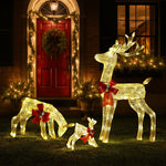 Christmas Lights LED 3PCS Reindeer Family Xmas Decor