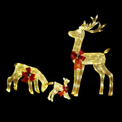 Christmas Lights LED 3PCS Reindeer Family Xmas Decor