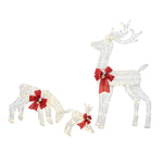 Christmas Lights LED 3PCS Reindeer Family Xmas Decor