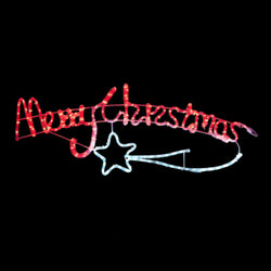 Christmas LED Rope Light Motif 109cm Holiday Decoration Indoor Outdoor Lights