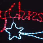 Christmas LED Rope Light Motif 109cm Holiday Decoration Indoor Outdoor Lights