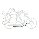 Christmas Lights Santa Motorbike LED Rope Lights Motifs