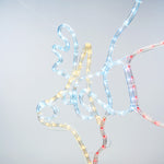 LED Christmas Rope Light Motif Santa Claus Holiday Decoration Indoor Outdoor