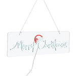 Merry Christmas Sign Light LED Motif Rope Lights 76cm