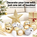 125pcs Christmas Tree Decorations Set Baubles OrnamentsÂ Party