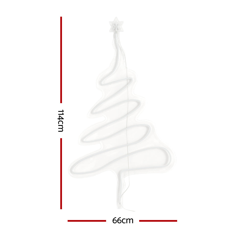 Festive Glow 114cm Christmas Lights Motif LED Tree Decoration