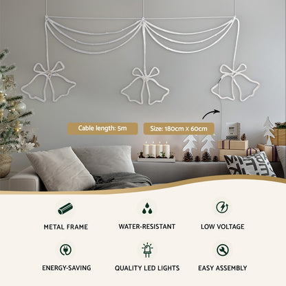 180cm Outdoor Christmas Rope Light with 288 LEDs