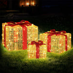 Christmas Lights 240 LED Fairy Light Gift Box 3pcs Decorations