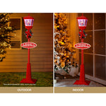Lamplight Fantasy: 180cm Post Lamp with 18 LED Fairy Lights