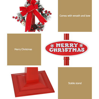 1.8M Christmas LED Lamp Post Lights - Outdoor