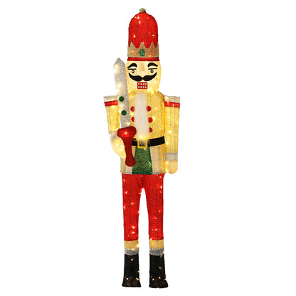 Enchanted Nutcracker Glow 1.7M 3D LED Christmas Lights Decoration