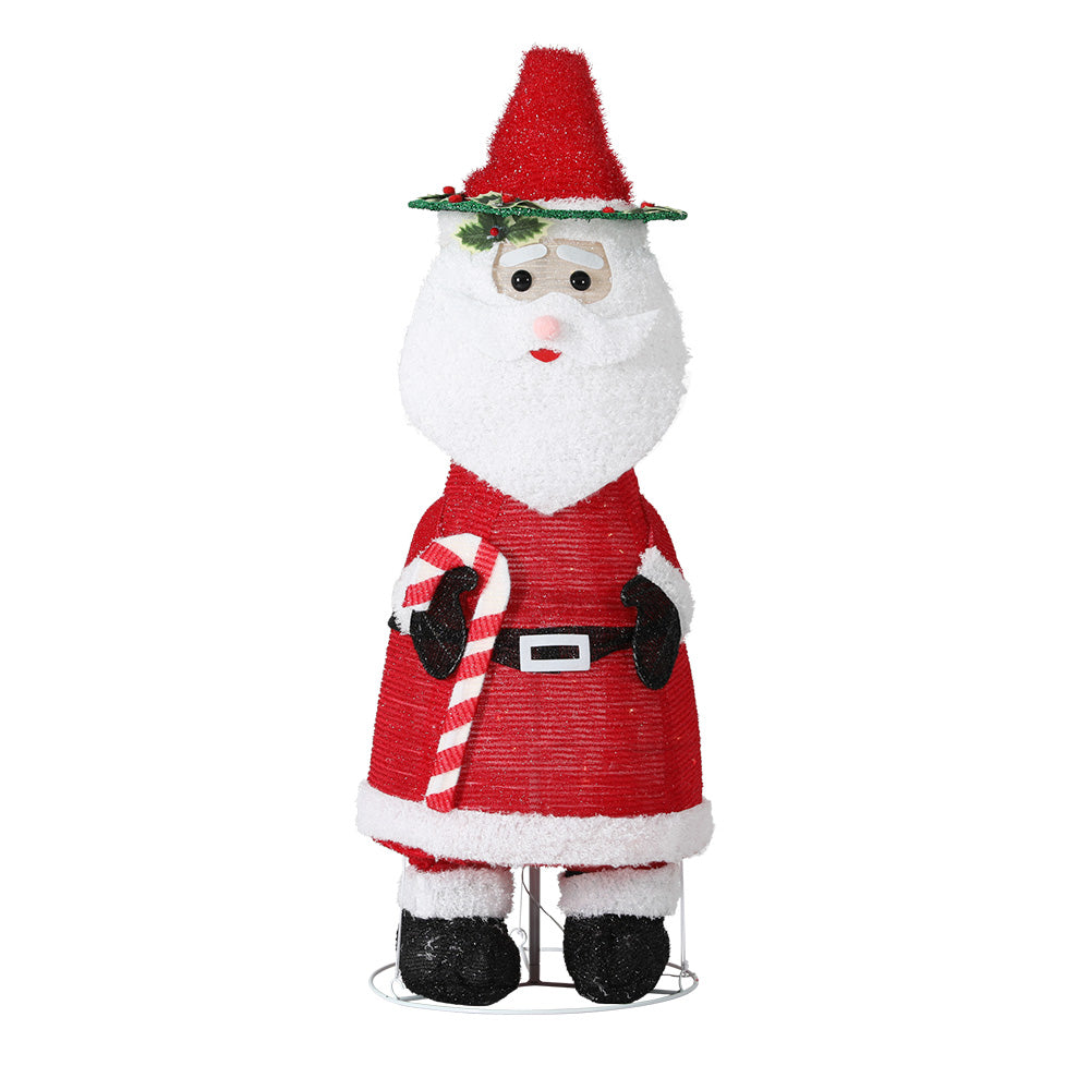 Santa Radiant Glow 1.2M 3D LED Christmas Lights Decoration