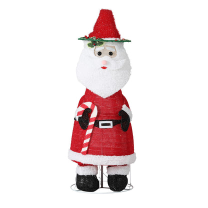 Santa Radiant Glow 1.2M 3D LED Christmas Lights Decoration