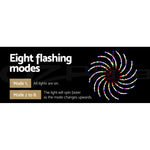 Spin and Sparkle: 128 LED 50cm Fairy Lights with Whirling Motion