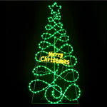 1.7m RGB LED Christmas Tree - Outdoor Decoration