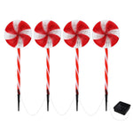 4 PCS Christmas Lights Path Ground Light Garden Decoration 112 LED