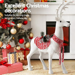 Christmas Reindeer Glitter Deer Ornaments Party Decorations