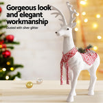 Christmas Reindeer Glitter Deer Ornaments Party Decorations