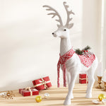 Christmas Reindeer Glitter Deer Ornaments Party Decorations