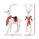 Christmas Reindeer Glitter Deer Ornaments Party Decorations