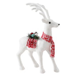 Christmas Reindeer Glitter Deer Ornaments Party Decorations