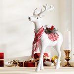 Christmas Reindeer Glitter Deer Ornaments Party Decorations