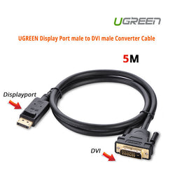 Dp Male To Dvi Male Cable 5M (10223)