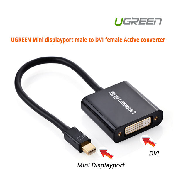  Mini Displayport Male To Dvi Female Active Converter (10448)