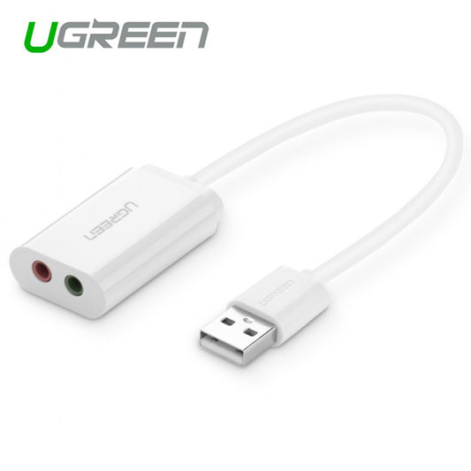 Usb 2.0 External 3.5Mm Sound Card Adapter (30143)