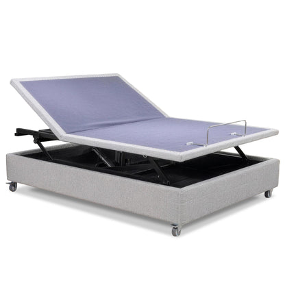 Therapedic Modulift Hospital Grade Double Electric wireless 138x188cm, in room setting